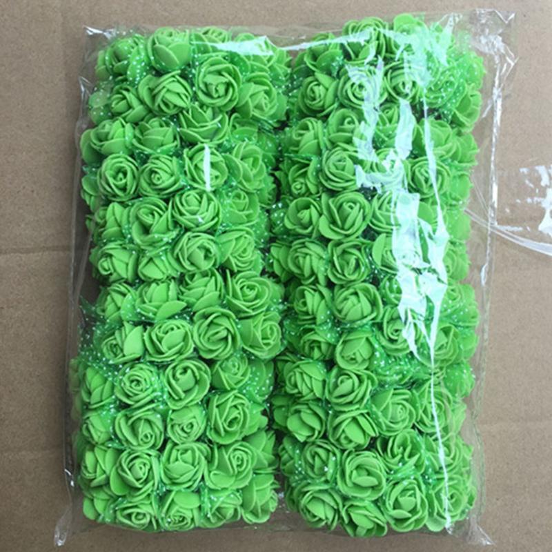 

Mini Foam Rose Artificial Flower Rose Bouquet Wedding Decorated Craft, Light pink