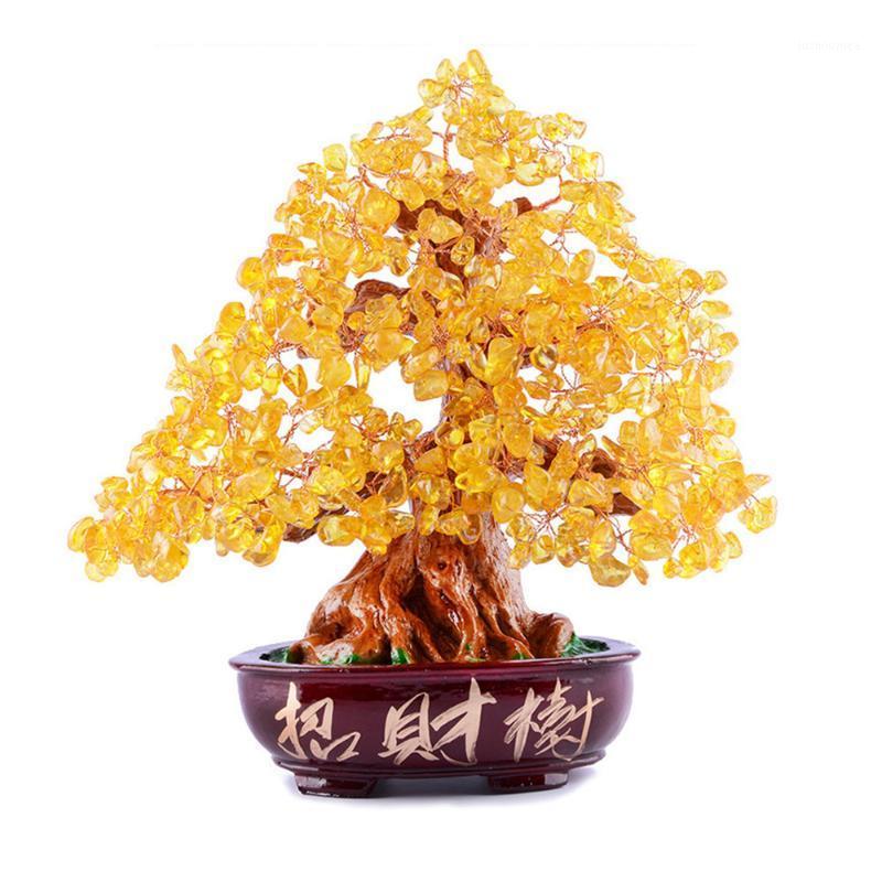 

Crystal Lucky Money Fortune Tree LUCKY Fortune Wealth Chinese Golden Home Office Decoration Best Gifts Tabletop Ornament Crafts1