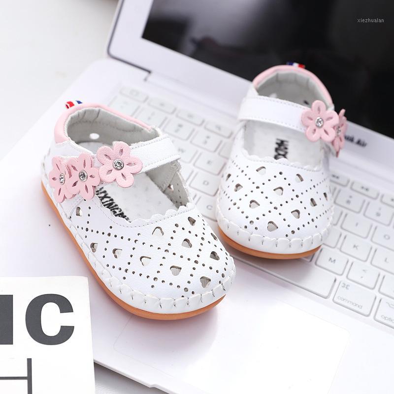

Baby girls leather sandals,Baby shoes for girls,baby Toddler shoes soft leather kid bow princess girls sandals1, White flower