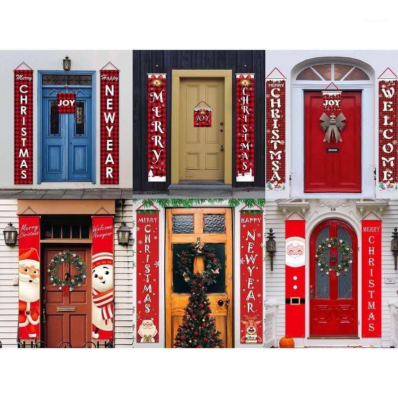 

Christmas decorations for home outdoor Ornaments parti decor christma items holiday hanging cloth new year 2021 party supplies1