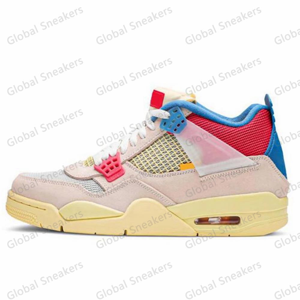 

2020 Union 4 Guava Ice 4s Jumpman Men women basketball shoes white cream sail cactus jack Noir mens trainers sports sneakers A2, #10