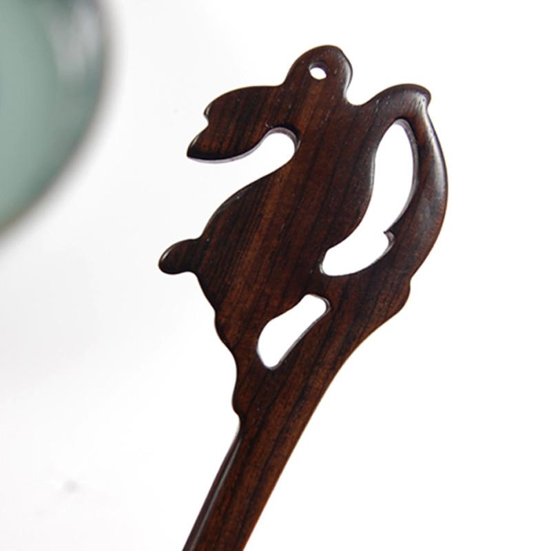 

FORSEVEN Handmade Polished Hair Pin Classic Chinese Hair Sticks Vintage Women Wooden Accessories JL