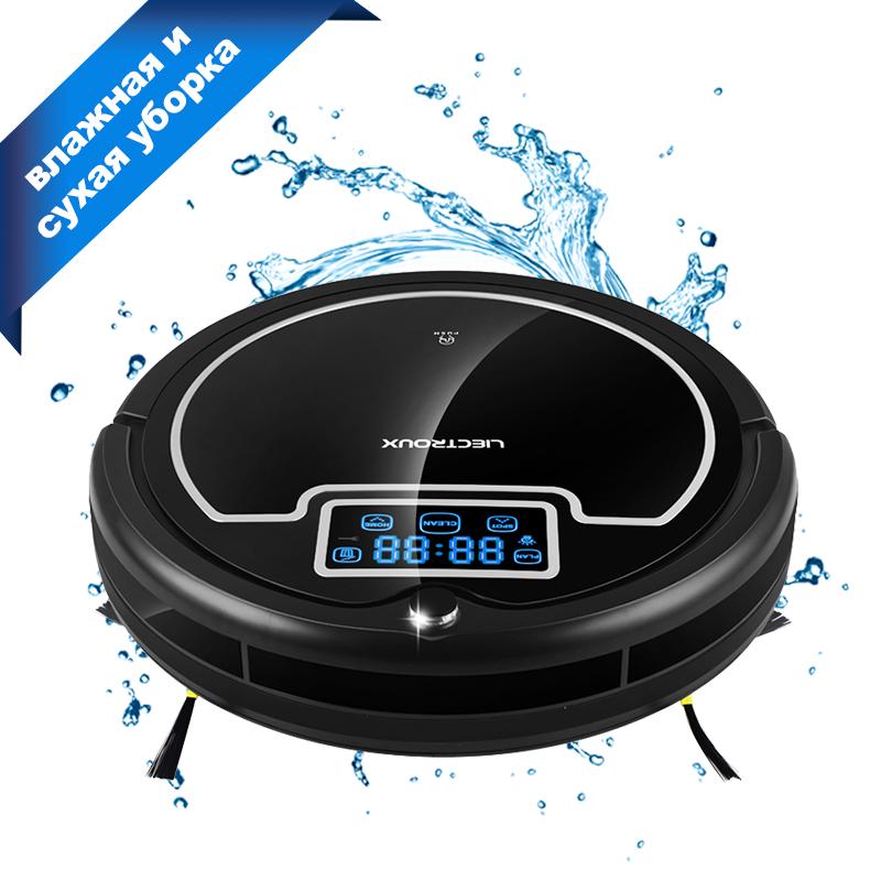 

LIECTROUX B2005PLUS Robot Vacuum Cleaner with Wet/Dry Big Mop Water Tank, Time Schedule, Auto Smart Recharge Clean Aspirator