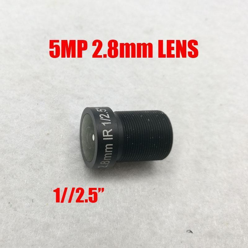 

5 Megapixel HD 1/2.5" 2.8mm 124 Degrees Wide Angle of View Board Lens M12 Mount For CCTV/IP Camera Free Shipping1