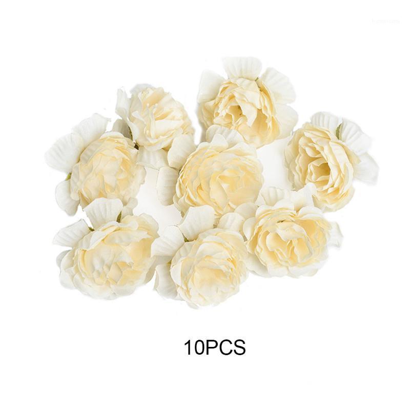 

10PC 5cm DIY Silk Rose Artificial Flower Wedding Home Furnishings DIY Wreath Sheets Simulation Handicrafts new1, A6