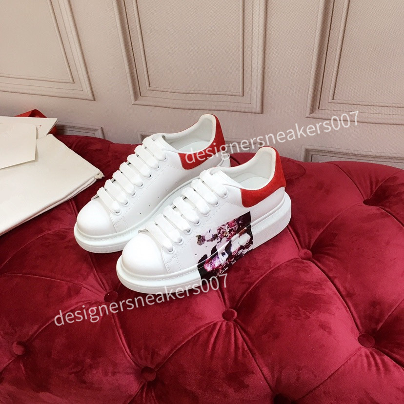 

top new Leather Lace Up Platform Oversized Sole Sneakers White Black Casual hc191002, 02