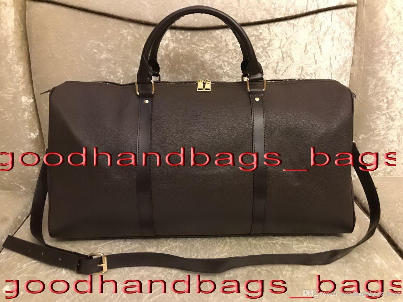 

2014NEW Free shipping Women hot men's fashion travel bag multi-color stitching large-capacity travel bag size 45cm, Brown grid