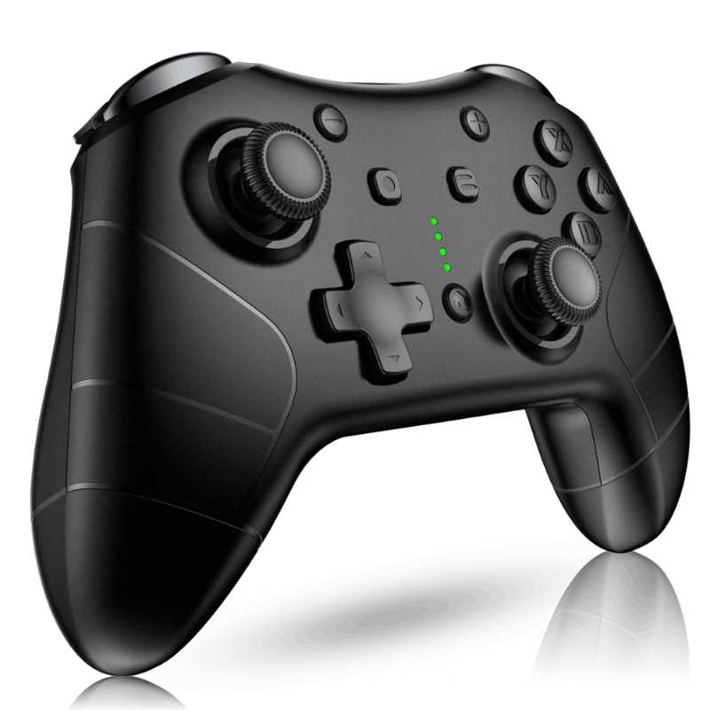 

Wireless Switch Pro Controller for Switch,Supports Gyroscope axis, and Dual Vibration.Supports 6-axis,Adjustable Turbo