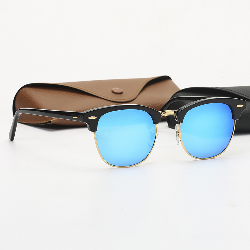 

Designer Sunglasses for Men and Women Luxury 51mm Glass Lens Sun Glasses Metal Hinge Vintage Fashion UV400 Sunglasses with Box