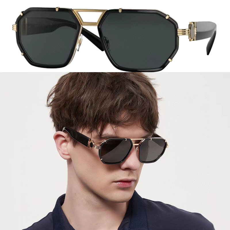 

Sunglasses men metal decorative frame 2228 Black designer sunglasses for Women Brand glasses VU400 Original Box