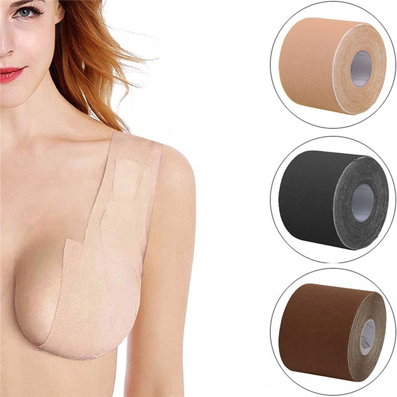 Female Breast Bust Shaper Tape Nipple Patch Can Be Cut Nipple Patch Invisible Bra Stretch Cloth Nipple Bra Patch