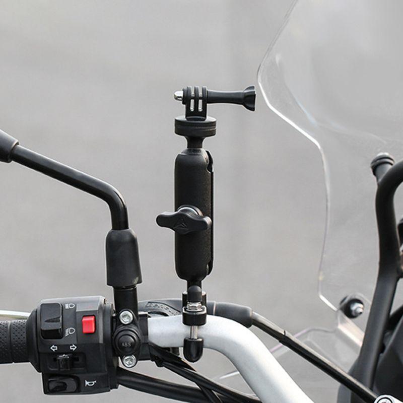 

Motorcycle Bike Camera Holder Handlebar Mirror Mount Bracket for Go-Pro/So-ny 69HA