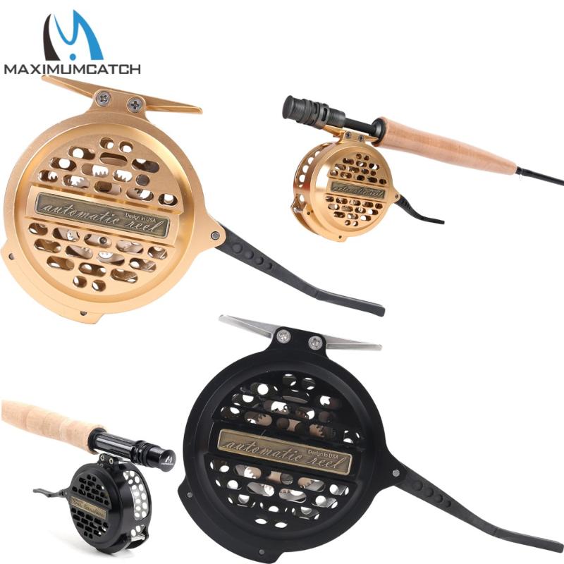 

Maximumcatch Automatic Fishing Reel Machined Aluminum Y4 70 Super Light Silver/Black Reel