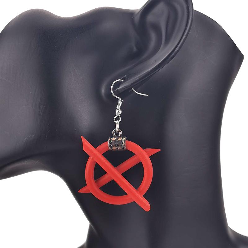 

UKEBAY New Geometric Drop Earrings Round Earring Women Handmade Jewelry Punk Style Ear Accessories Original Charm Earrings Gift