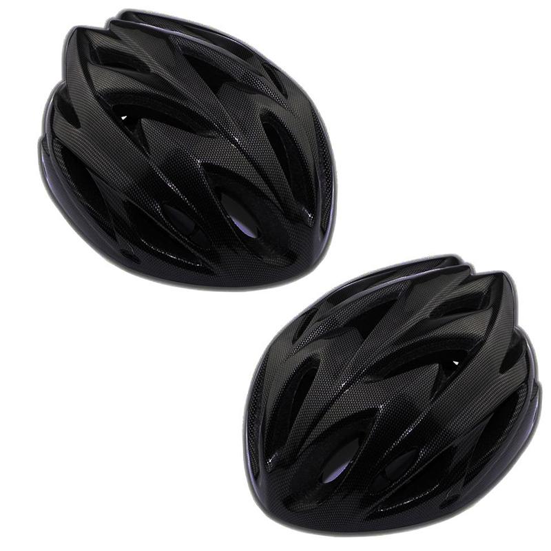 

Mountain Bike Helmet Bicycle Helmet Cycling Can Remove 18 Holes Ultralight EPS+PC Outdoor Breathable Safety Cap, Black