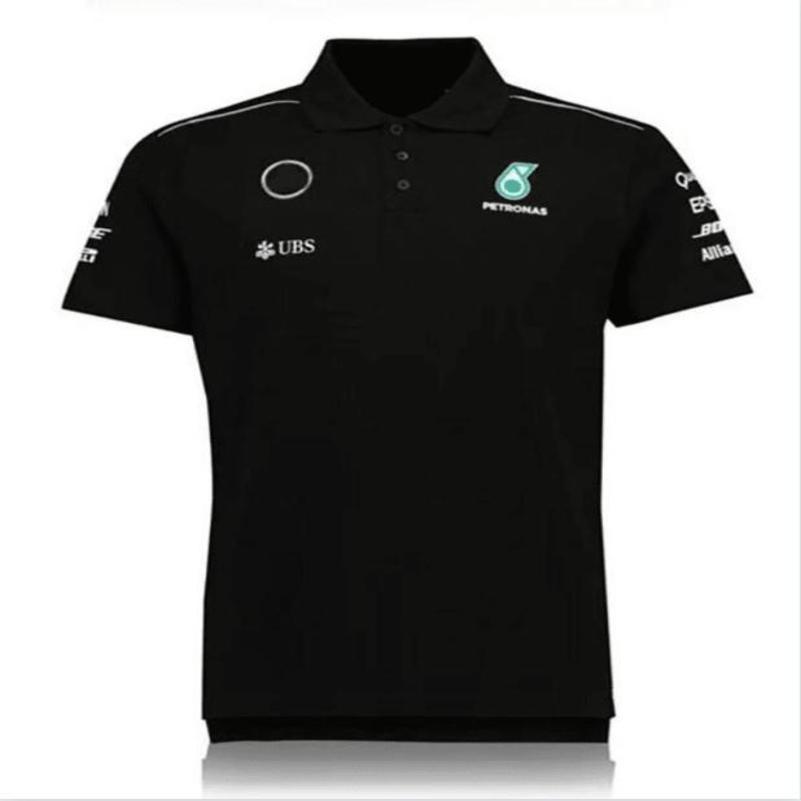 Luxury Men's Petronas Designer t Shirts Mercedes Amg Top F1 Formula One Racing Polos Women Casual Short Sleeve T-shirts Benz Polo Lewis Hami