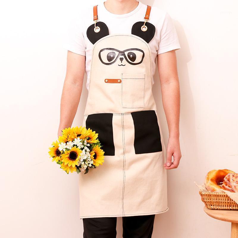 

Delantal de tela vaquera de alta calidad/Pintura/peluquería/delantal restaurante Barista1