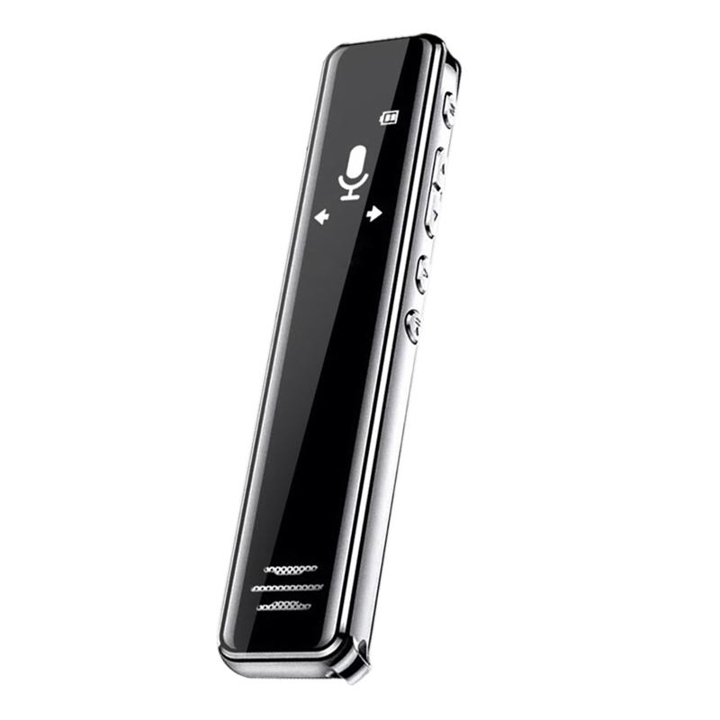 

Professional HD Mini Digital Voice Recorder Dictaphone Portable Audio Sound Pen Activated Recording MP3 Player Long Distance