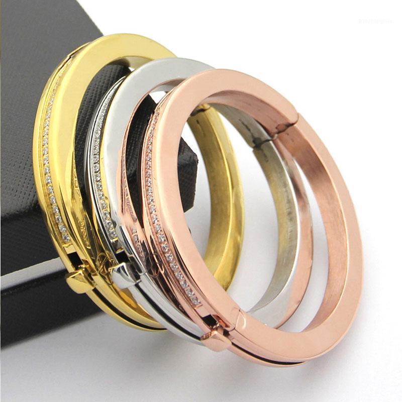 

Jewelry Wholesale Cuff Bracelets For Women Stainless Steel Luxury Upper Arm High Quality Gift Wedding Snap Fashion Bracelet Link, Chain, Black