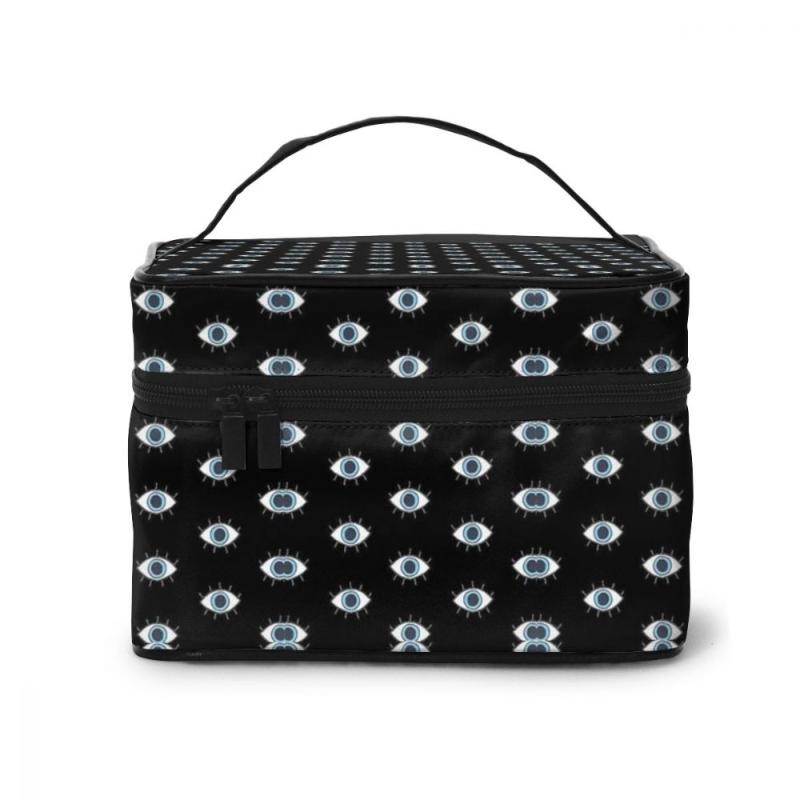 

High Capacity Makeup Bag Travel Cosmetic Bag Eyes-black Beauty, One color