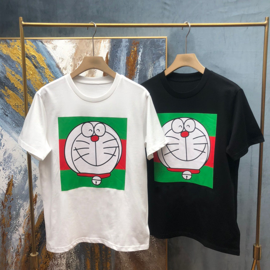 

2021ss spring and summer new high grade cotton printing short sleeve round neck panel T-Shirt Size: m-l-xl-xxl-xxxl Color: black white 29