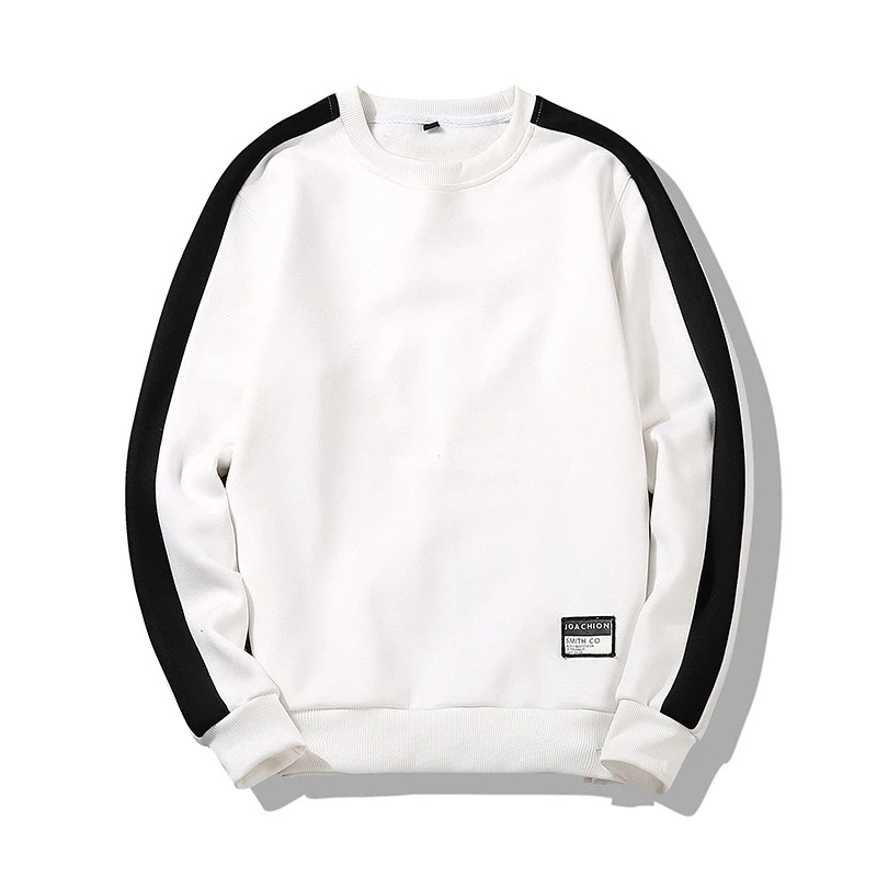 

Men Hoodie Casual 2021 Autumn Hip Hop Streetwear Men Pullover Sweatshirts O-Neck Brand Solid Color Letter Printing Hoodies Male, Hh6701 black