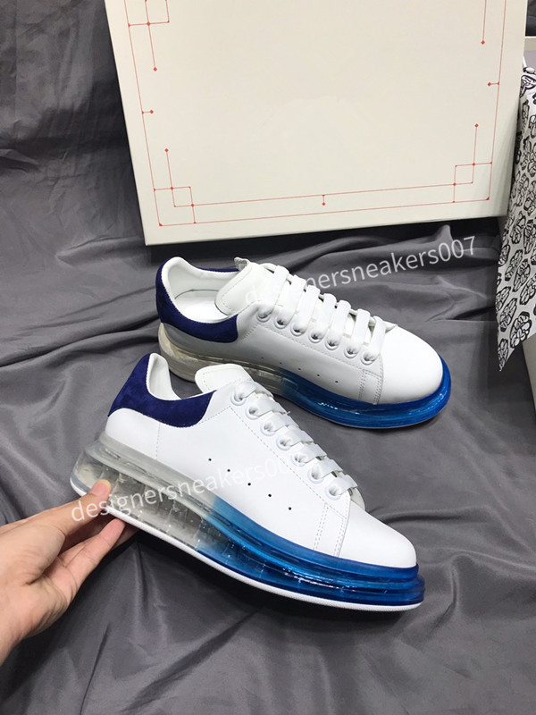 

Men Shoes Fashion Women Shoes Men's Leather Lace Up Platform Oversized Sole Sneakers White Black Casual Shoes gp190801, 03