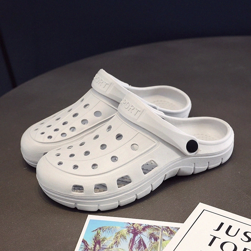 

2020 RYAMAG Slip On Casual Garden Clogs Waterproof Shoes Women Classic Nursing Clogs Hospital Women Work Medical Sandals #GS8c, Black