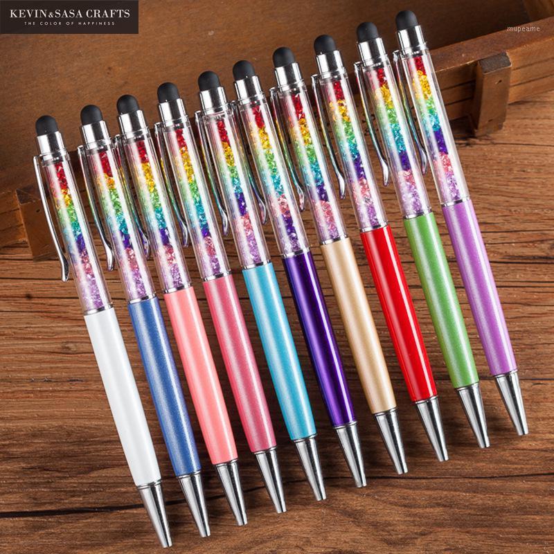 

Rainbow Pen Ballpoint Quality Pen Gift Stationery School Supplies School Stationery Office Suppliers Office Accessories Gift1, Red
