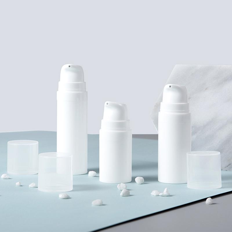 

10Pcs 15/30/50ml Empty Refillable Bottle with Spray Pump Cream Emulsion Storage Bottle Lotion for Travelling Cosmetic Packaging