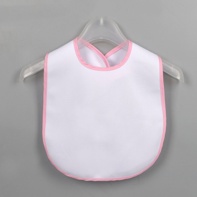 

Sublimation Blank Baby Bib DIY Thermal Transfer Baby Burp Cloths Waterproof Bib Kid Product 5 Colors M3147