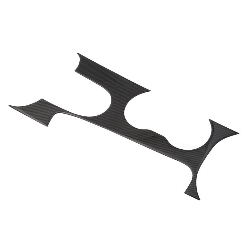 

Car Carbon Fiber Transmission Water Cup Holder Decoration Sticker Cover for Mustang 2020-2020