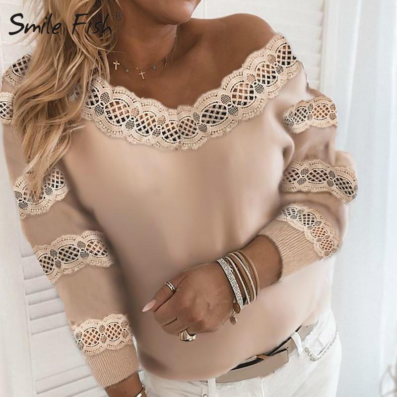 

Sexy Off Shoulder Pullovers Winter Women Elegant Solid Color Sequin Sweaters Autumn Ladies Casual Long Sleeve Streetwear G2037, M0140 black