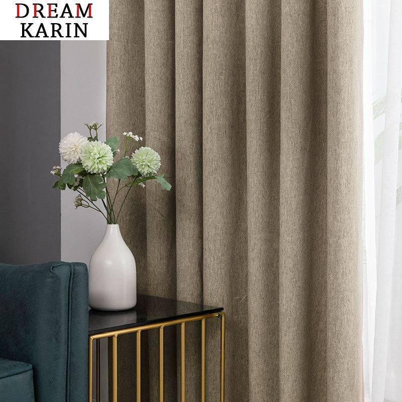 

Modern Blackout Curtains for Living Room Bedroom Curtains for Window Solid Color Blackout Cortinas Treatment Finished Custom1, White tulle