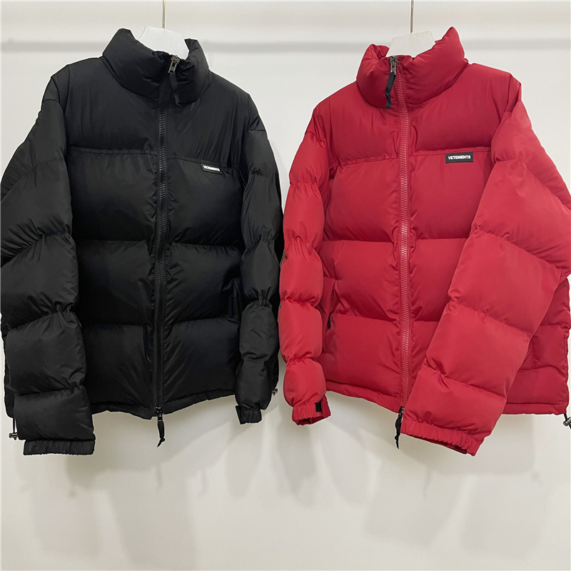 

Puffer Down Coats Men Women 1 High Quality Jackets Zipper Black Red
