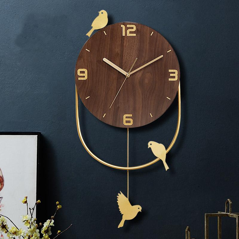 

Hoshine Diy Apparel Birds Wall Clock Watch Modern Horloge Murale Design Moderne Large Reloj de Pared Klok for Home Decoration