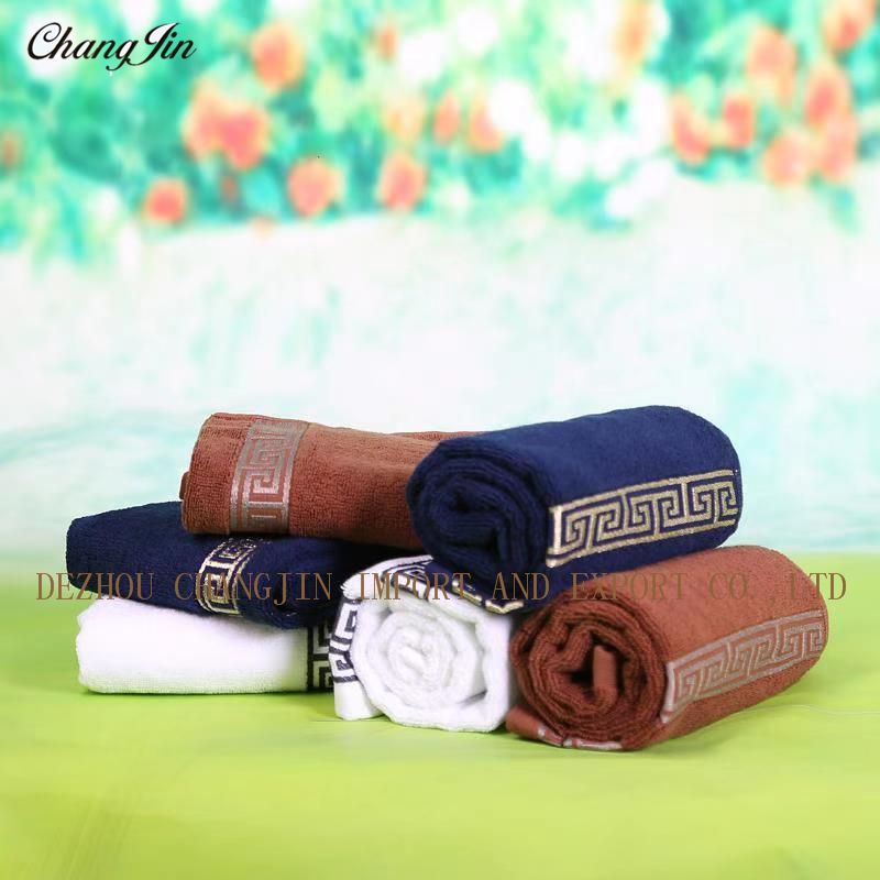 

100g Jacquard Towel Factory Direct High Grade Adult Face Towels Custom Logo 34*75cm