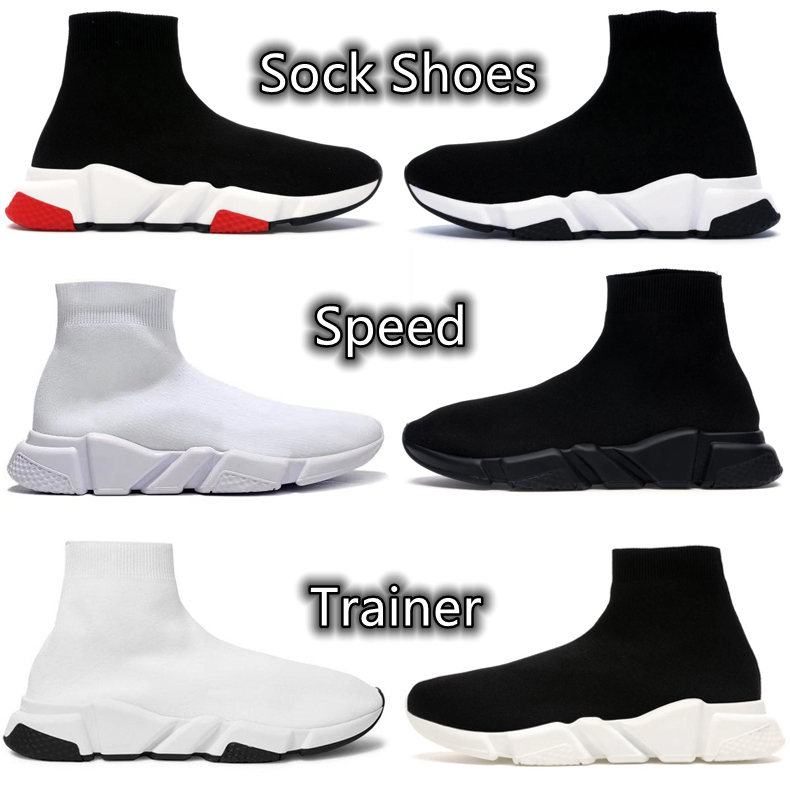 

Designer Speed Sock shoes Trainer men women Casual Shoes knit mesh fashion triple black white green neon oreo red yellow Graffiti mens trainers sports sneakers, Color#31