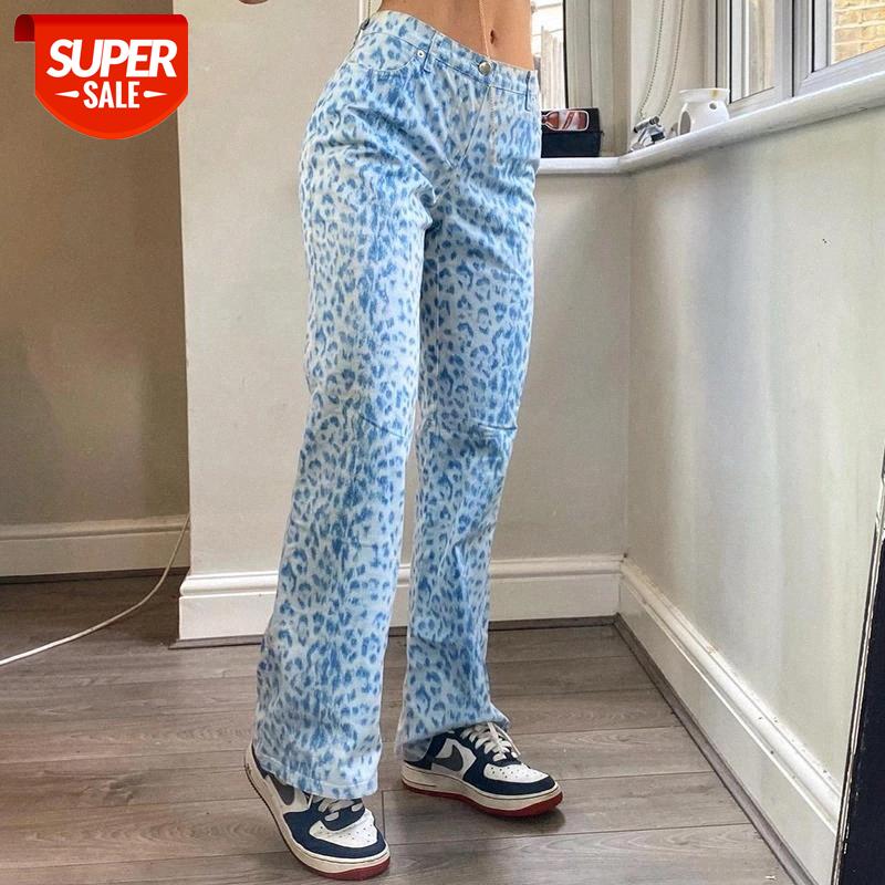 

Animal Leopard Print Elegant Long Trousers Ladies Vintage Casual High Waist Pants Capris Streetwear Y2K Sweatpants #xB4H, Black;white