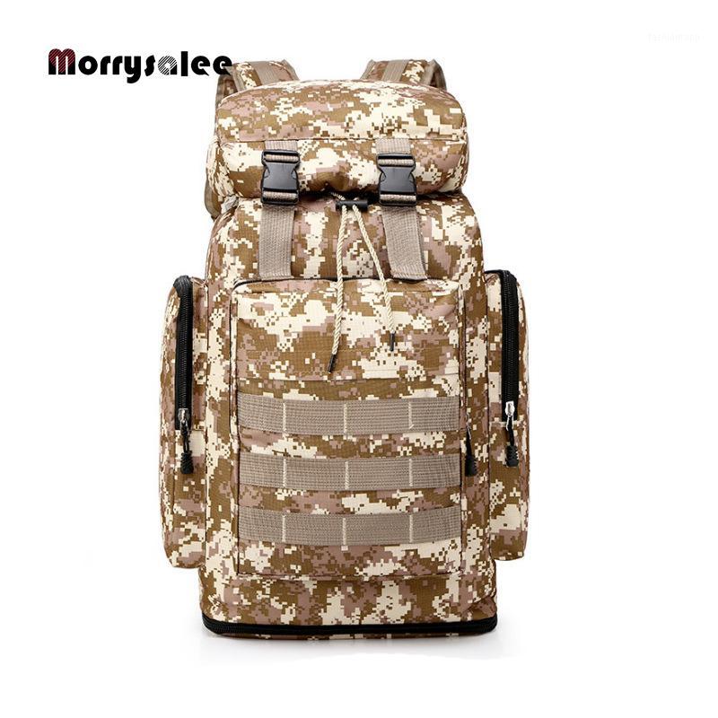 

Large Capacity Backpack Men's Backpack Multifunction Waterproof Mountaineering Backpacks Wear-resisting Travel Bag 20201, Black