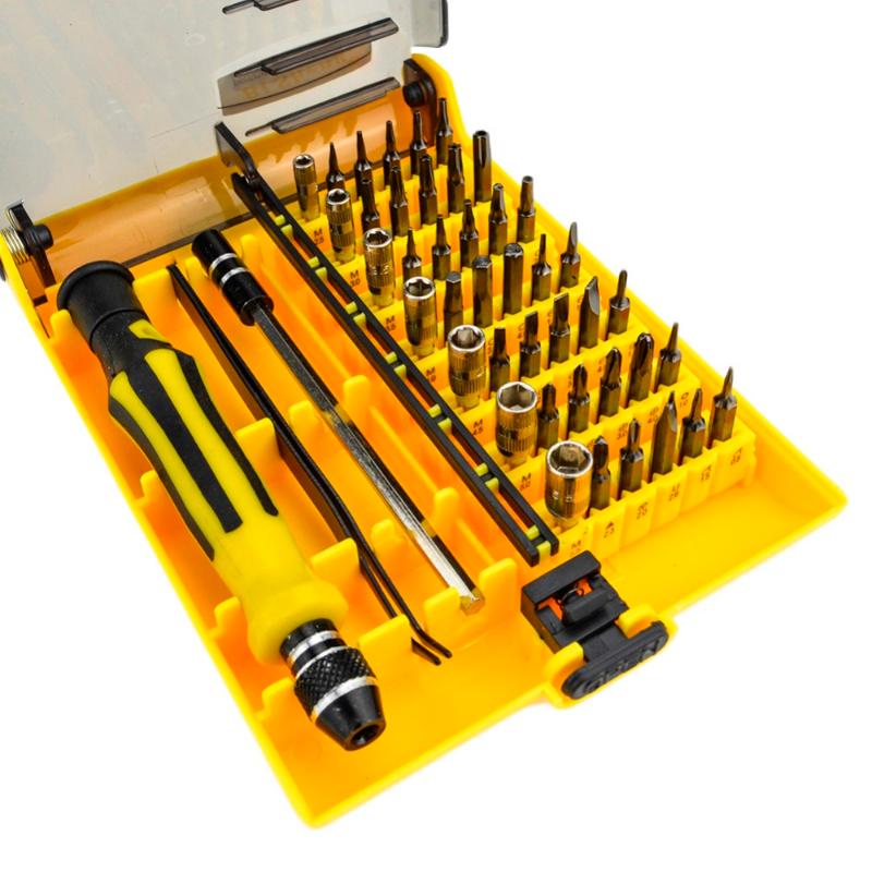 

JK 6089 A/B/C 45 in 1 Multi-purpose Precision Magnetic Screwdriver Sets Electrical Household Hand Tools Set for Phone PC Repair