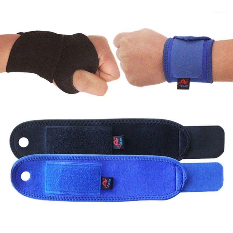 

1 pc Austrian Alex outdoor sports wrist guard palm for u health adjustable wristbands bandage Sport safety Elbow Knee Pads1, Blue