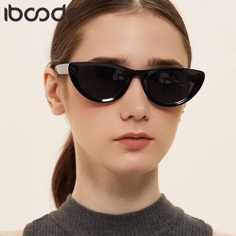 

iboode Cat Eye Sunglasses Women Vintage Sun Glasses Outdoor Driving Shades UV400 Eyewear Female Goggle Oculos Gafas De Sol New