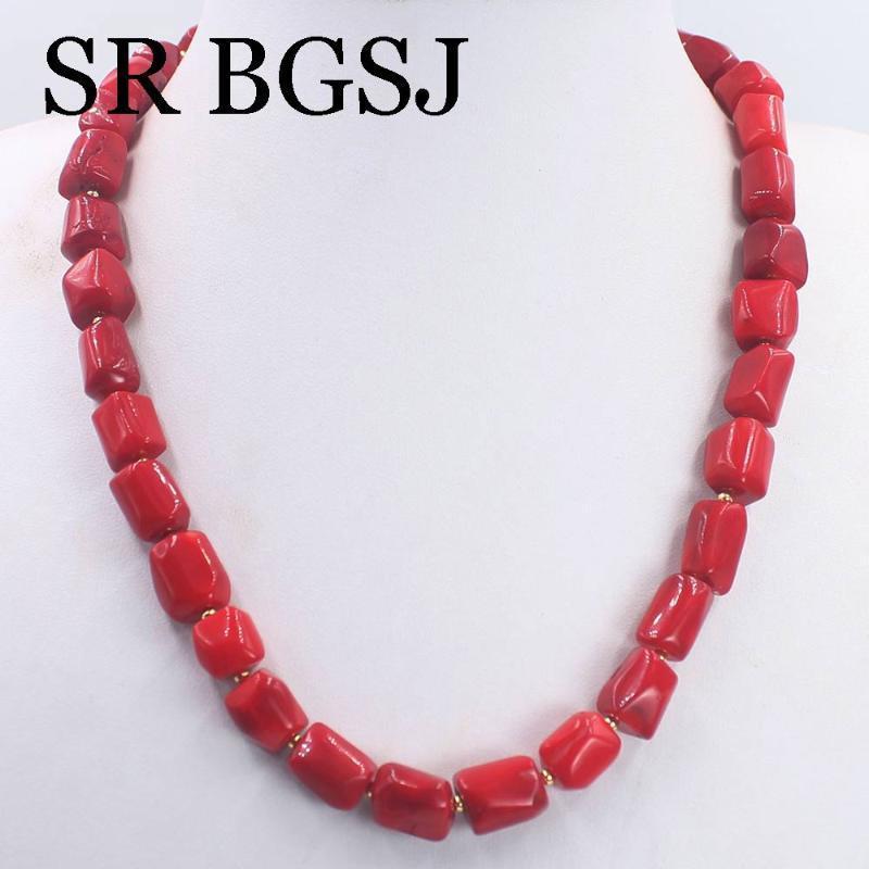 

Free Shipping 10-12mm Gold Beads Orange Red Natual Coral Beads Gold Women Trendy Choker Statement Coral Necklace 18inch1