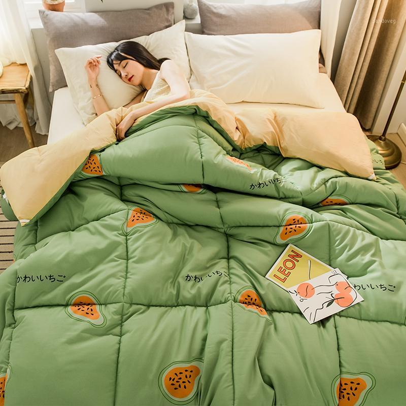 

New Twin Full Queen  Size Very Warm Winter Quilt 4 Seasons Comforter Duvet High Grade Blanket Filler With 100%cotton Cover1, Orange