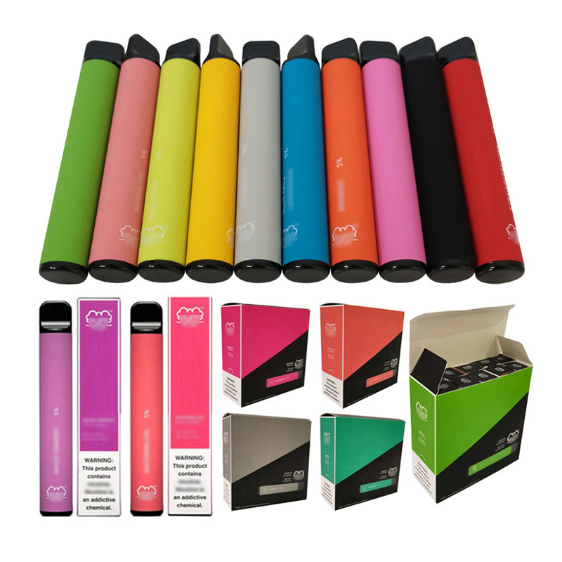 

3.2ML pods puff bar plus vapor liquido disposal atomiser ecig 800 puffs disposable vape pen electronic cigarette vaporizer with display box
