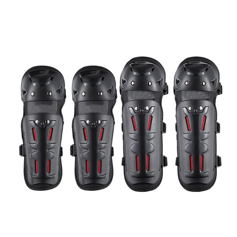 

Riding motorcycle Cycling knee pads elbow pads four-piece cross-country rider protective gear autumn winter warmth equipment, 1a
