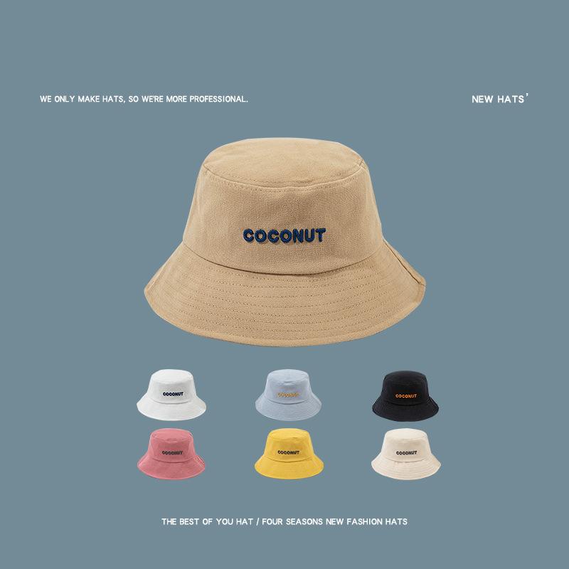 

Wide Brim Hats Spring Summer Women Men High Quality Bucket Retro Sun Korean Style Fashion Unisex Outdoor Breathable Fisherman's Hat, White