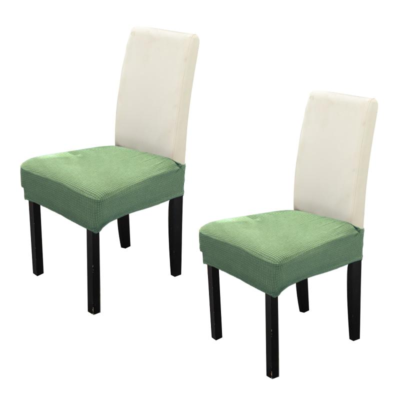 

Chair Seat Covers Dining Room Anti Dust Removable Washable Wedding Universal Home Stretch Jacquard Protector Slipcovers Banquet
