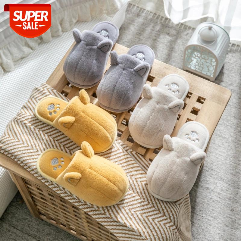 

Cartoon Winter Fur Slippers Kids Toddler Girl Flip Flop Baby Boys Fur Slides Cotton Indoor Shoes Warm Fluffy House Children Shoe #rC41, Beige